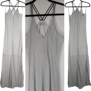 Stevie Sister Mod Goddess Striped Maxi Dress M